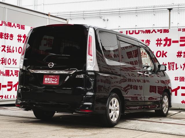 セレナ ハイウェイスター Vセレクション FU1975 ストラーダSDナビ 地デジフルセグTV CD DVD SD USB Bluetooth バックカメラ ビルトインETC スマートキー プッシュスタート ステアリングスイッチ オートライト(8枚目)