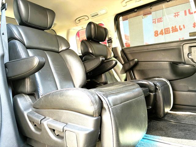 エルグランド ライダー ブラックライン 黒本革マニュアルシート FU1980 純正HDDナビ 地デジフルセグTV CD DVD USB Bluetooth ハンズフリー フリップダウンモニター ETC車載器 アラウンドビューモニター 革巻ステアリング(15枚目)