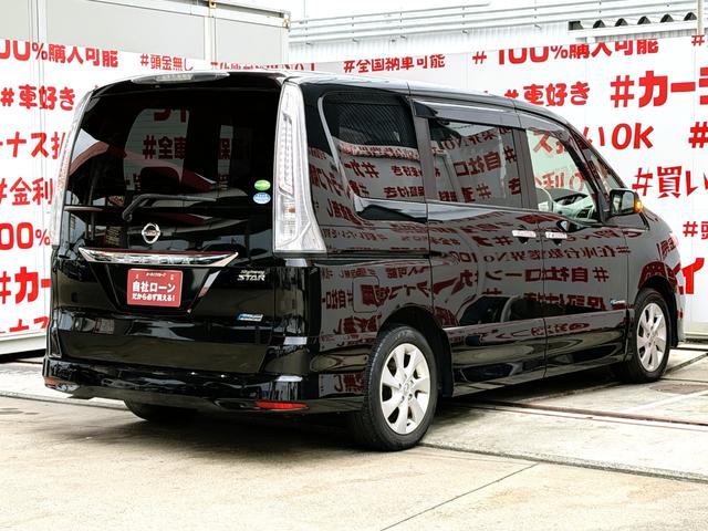 セレナ ハイウェイスター　Ｓ－ハイブリッド　Ｖセレクション　ＦＵ３０１７　アルパイン８インチナビ　ＤＶＤ　　ＢＴ　フルセグ　バックカメラ　ＥＴＣ　Ｗエアコン　ＨＩＤ　ＬＥＤフォグ　両側パワスラ　アルパインフリップダウンモニター　前後ドライブレコーダー（9枚目）