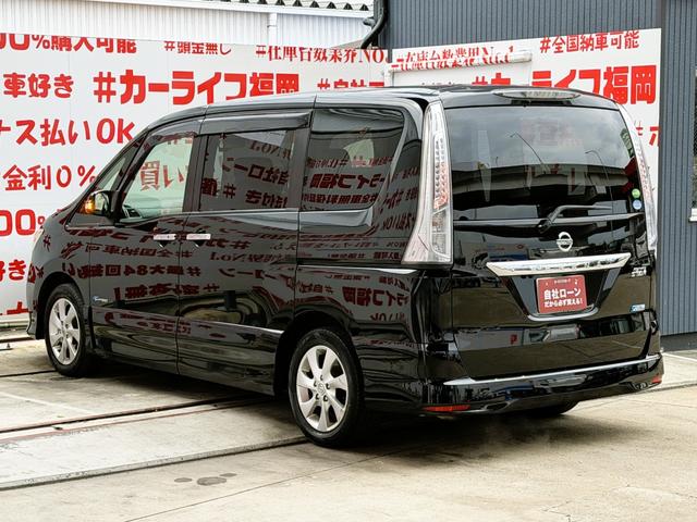 セレナ ハイウェイスター　Ｓ－ハイブリッド　Ｖセレクション　ＦＵ３０１７　アルパイン８インチナビ　ＤＶＤ　　ＢＴ　フルセグ　バックカメラ　ＥＴＣ　Ｗエアコン　ＨＩＤ　ＬＥＤフォグ　両側パワスラ　アルパインフリップダウンモニター　前後ドライブレコーダー（11枚目）