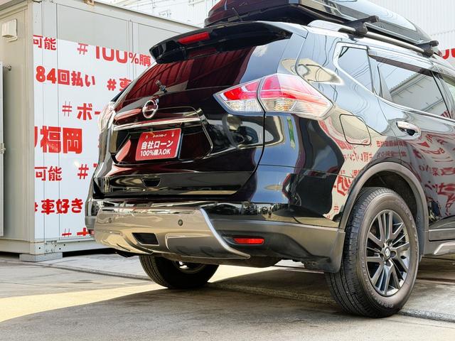 エクストレイル ２０ＸブラクエクストリーマＸエマージェンシブレーキＰ　ＦＵ３０５１　ＬＥＤヘッド　ＬＥＤフォグ　撥水カプロンシート　シートヒーター　４ＷＤ　ヒルディセントコントロール　ルーフレール　ルーフキャリア　車線逸脱防止警報　エマージェンシーブレーキ　純正１７ＡＷ（14枚目）