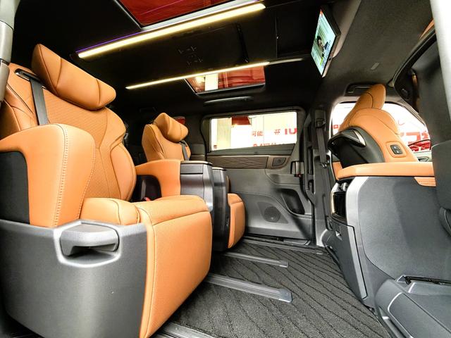 ヴェルファイア Z プレミア FU3078 モデリスタエアロ 左右独立ムーンルーフ 13.2型有機EL後席ディスプレイ パノラミックビュー サンセットブラウン本革シート サイドエンブレムイルミ モデリスタシグネチャーイルミブレード(29枚目)