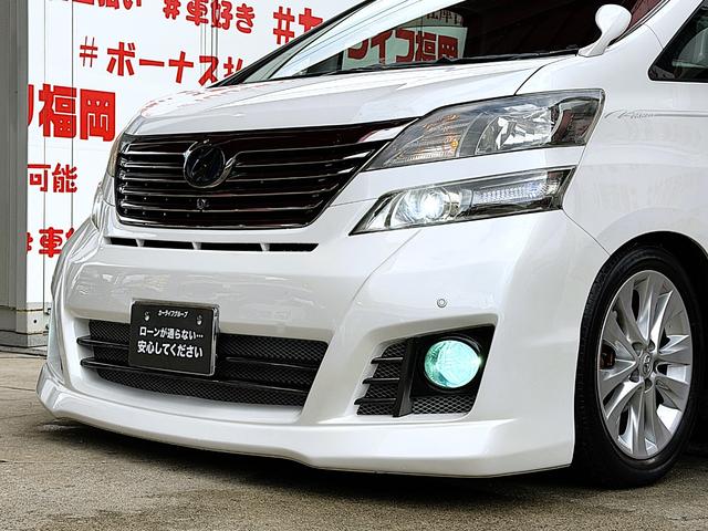 ヴェルファイア ２．４Ｚ　プラチナムセレクション　ＦＵ３０８６　アドミレイションシートカバー　クルーズコントロール　ＨＫＳ車高調　ピアノ調ブラックインパネ　社外ＬＥＤテール　エイムゲインタイプフロント・リアエアロバンパー　社外マフラー（9枚目）