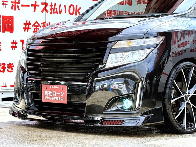 エルグランド 350ハイウェイスタープレミアム FU3088 ROWENフロントリアハーフエアロ ROWEN4本出しマフラー TEIN車高調 M’zSPEED JuliaFullThrottle22AW 両側パワースライドドアー パワーバックドアー(9枚目)