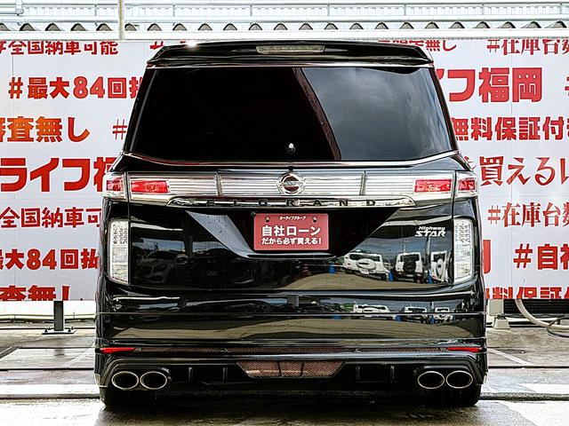 エルグランド 350ハイウェイスタープレミアム FU3088 ROWENフロントリアハーフエアロ ROWEN4本出しマフラー TEIN車高調 M’zSPEED JuliaFullThrottle22AW 両側パワースライドドアー パワーバックドアー(12枚目)