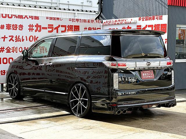 エルグランド 350ハイウェイスタープレミアム FU3088 ROWENフロントリアハーフエアロ ROWEN4本出しマフラー TEIN車高調 M’zSPEED JuliaFullThrottle22AW 両側パワースライドドアー パワーバックドアー(13枚目)