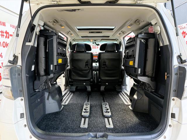 ヴェルファイア 3.5Z Gエディション FU3124 両側パワースライドドア パワーバックドア シートメモリー エグゼクティブパワーシート オットマン ツインムーンルーフ クルコン クリアランスソナー フロントリアTRDエアロ 純正18AW(24枚目)