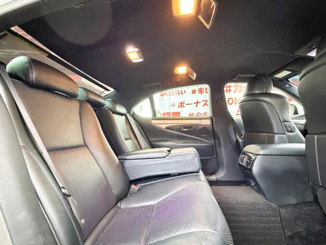 ＬＳ ＬＳ４６０　Ｆスポーツ　ＦＵ３１２３　プリクラッシュセーフティ　レーンキープアシスト　ブラインドスポットモニター　オートマチックハイビーム　レーダークルコン　ドライバ―モニター　ブレンボブレーキ　前後ドラレコ　専用１９ＡＷ（21枚目）