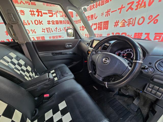 ルークス ハイウェイスター FU3151 純正SDナビ CD SD 地デジ1セグ ハンズフリー ETC オートライト HIDヘッドライト フォグランプ 両側スライドドア 左側パワースライドドア オートエアコン ドアバイザー(16枚目)