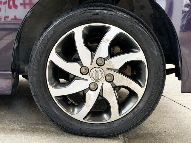 ルークス ハイウェイスター　ＦＵ３１５８　社外ナビ　ＤＶＤ　ＳＤ　Ｂｌｕｅｔｏｏｔｈ　フルセグ　ＥＴＣ　オートエアコン　プッシュスタート　スマートキー　ＨＩＤヘッド　フォグ　オートライト　左側パワスラ　ベンチシート　純正１４ＡＷ（27枚目）