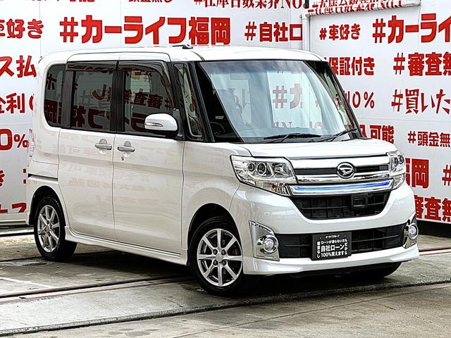 タント カスタムＸ　トップエディションＳＡ　ＦＵ３１９７　ケンウッドメモリーナビ　ＤＶＤ　ＳＤ　ワンセグ　バックカメラ　ＥＴＣ　ＬＥＤヘッド　パワースライドドア　ハーフレザーシート　フロントグリルイルミネーション　スマートアシスト（6枚目）