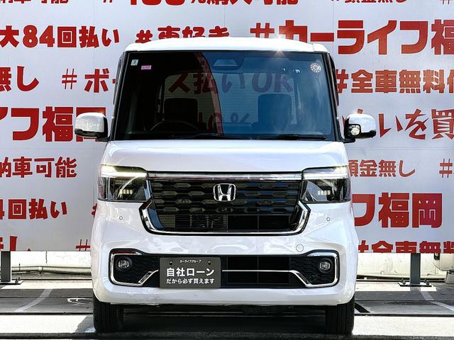 Ｎ－ＢＯＸカスタム ベースグレード　ＦＵ３１９３　純正８インチナビ　Ｂｌｕｅｔｏｏｔｈ　ＵＳＢ　フルセグ　バックカメラ　ビルトインＥＴＣ　ウインカー付ドアミラー　ＬＥＤヘット　ＬＥＤフォグ　両側パワスラ　シートヒーター　ホンダセンシング（7枚目）