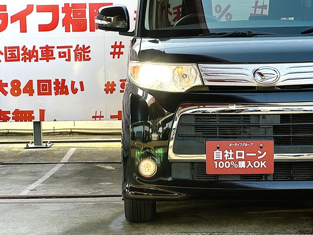 タント カスタムＸ　３２１８　４ＷＤ　クラリオンＳＤナビ　ＤＶＤ　ＳＤ　Ｂｌｕｅｔｏｏｔｈ　バックカメラ　ＥＴＣ　フルセグ　ドアバイザー　オートエアコン　スマートキー　ＨＩＤライト　フォグランプ　左側パワースライドドア（28枚目）