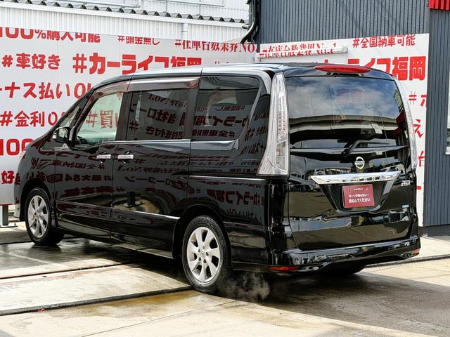 セレナ ハイウェイスター　Ｖセレクション　ＦＵ３２２７　アルパイン８インチナビ　バックカメラ　ＥＴＣ　Ｗオートエアコン　フォグランプ　オートライト　両側パワースライドドアー　サイドシェード　アルパインフリップダウンモニター　純正１６インチＡＷ（10枚目）