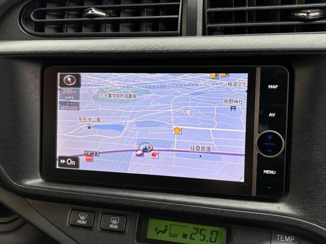 アクア Ｇ　３２４８　純正ＨＤＤナビ　ＣＤ　ＳＤ　ＤＶＤ　Ｂｌｕｅｔｏｏｔｈ　ＶＴＲ　ＴＶ走行中視聴可能　フルセグ　バックカメラ　スマートキー　プッシュスタート　ステアリングスイッチ　オートライト（21枚目）