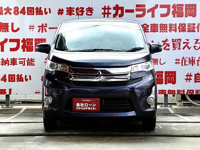 ｅＫカスタム Ｇ　ｅ－アシスト　ＦＵ３３０２　社外ＳＤナビ　地デジフルセグＴＶ　ＣＤ　ＤＶＤ　バックカメラ　自動防眩ルームミラー　ＨＩＤヘッドライト　フロントフォグライト　ウィンカー付き電動格納ミラー　キーレス　プッシュスタート（2枚目）