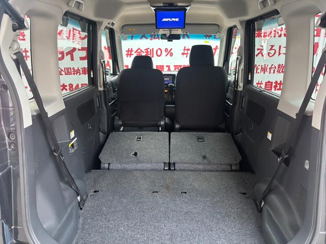 スペーシアカスタム ＴＳ　ＦＵ３２９９　アルパインＳＤナビ　地デジフルセグＴＶ　ＣＤ　ＤＶＤ　Ｂｌｕｅｔｏｏｔｈ　アルパイン製フリップダウンモニター　オートライト　ＨＩＤヘッドライト　フロントフォグライト　アイドリングストップ（17枚目）