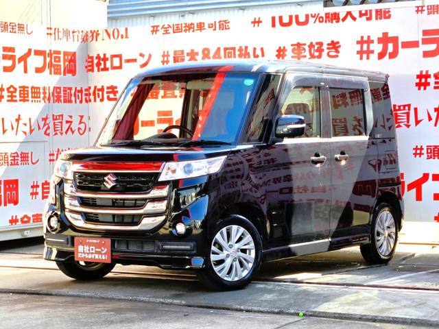 スペーシアカスタムＺ ベースグレード　ＦＵ３３２６　純正メモリーナビ　ＣＤ　ＤＶＤ　地デジフルセグ　Ｂｌｕｅｔｏｏｔｈ　ハンズフリー　バックカメラ　サイドカメラ　フロントカメラ　アラウンドビューモニターステアリングスイッチ　オートライト（5枚目）