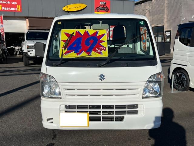 キャリイトラック ＫＣパワステ農繁仕様　４ＷＤ　デフロック　走行２６９１１ｋｍ　車検２年付　４枚リーフ　５速ミッション　パワーステアリング　三方開　積載可能量３５０ｋｇ（13枚目）