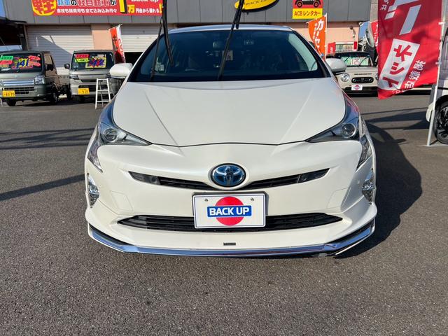 プリウス Ｓセーフティプラス　車検２年付　エアロパーツ　ツーリング１７インチＡＷ　タイヤ新品　９インチナビ地デジＴＶ　バックカメラ　Ｂｌｕｅｔｏｏｔｈ　スマートキー　ＥＴＣ　レーダークルーズコントロール　トヨタセーフティーセンス（20枚目）