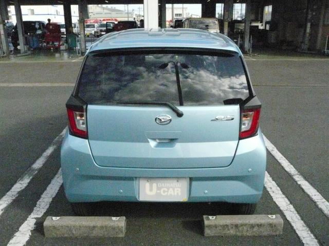 ミライース Ｘ　ＳＡＩＩＩ　キーレスエントリー　セキュリティアラーム　スモークガラス　走行距離２ｋｍ（12枚目）