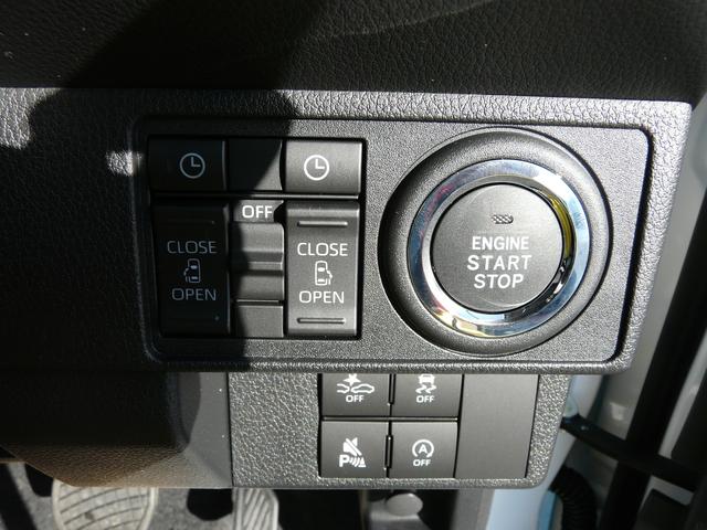 ムーヴキャンバス ストライプスG キーフリーシステム スモークガラス セキュリティアラーム 走行距離1km(15枚目)