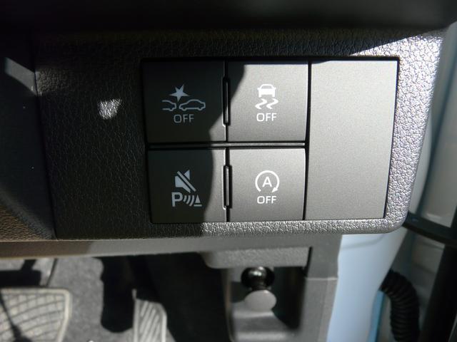 ムーヴキャンバス ストライプスG キーフリーシステム スモークガラス セキュリティアラーム 走行距離1km(16枚目)