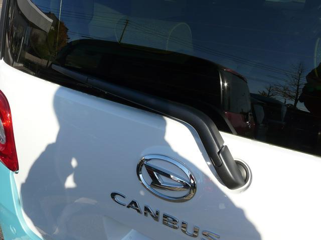 ムーヴキャンバス ストライプスG キーフリーシステム スモークガラス セキュリティアラーム 走行距離1km(31枚目)