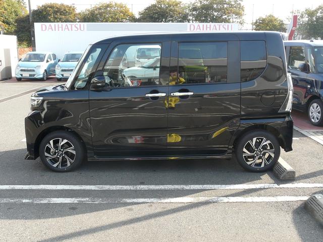 タント カスタムＸ　アルミホイール　セキュリティアラーム　スモークガラス　キーフリーシステム　走行距離４ｋｍ（10枚目）