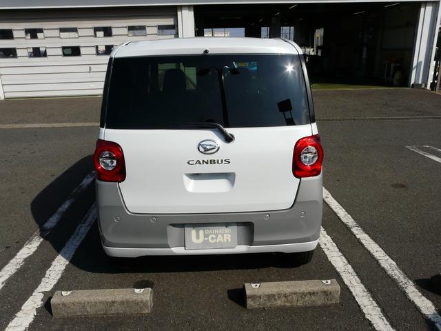 ムーヴキャンバス ストライプスＧ　スモークガラス　キーフリーシステム　セキュリティアラーム　走行距離２ｋｍ（12枚目）