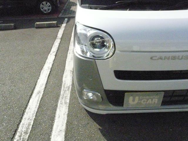 ムーヴキャンバス ストライプスＧ　スモークガラス　キーフリーシステム　セキュリティアラーム　走行距離２ｋｍ（37枚目）