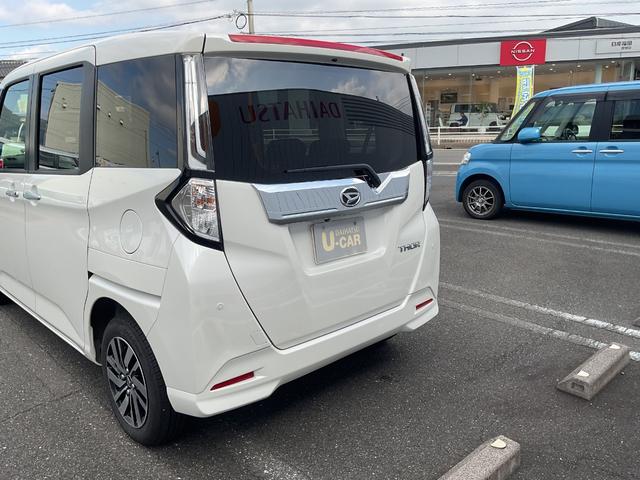 トール カスタムＧ　カスタムＧ　パールホワイト　衝突回避支援機能　両側パワースライド　キーフリー（4枚目）