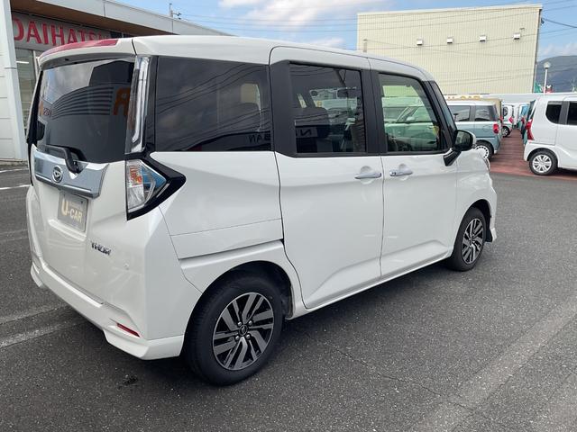 トール カスタムＧ　カスタムＧ　パールホワイト　衝突回避支援機能　両側パワースライド　キーフリー（5枚目）