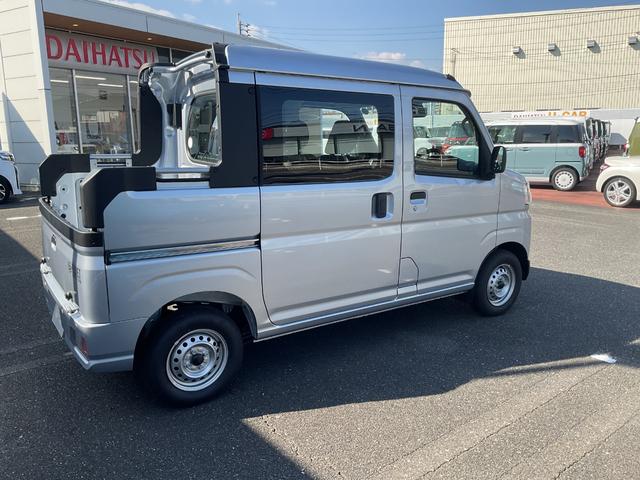 ハイゼットカーゴ デッキバンL デッキバンL 衝突回避支援機能 スライドドア(5枚目)