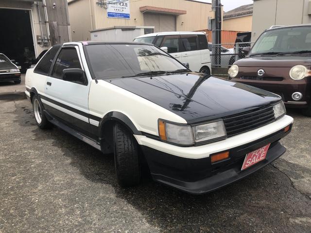 カローラレビン GT APEX ブリッツ車高調新品 14インチアルミ エキマニ フジツボデュアルマフラー レカロセミバケシート(3枚目)