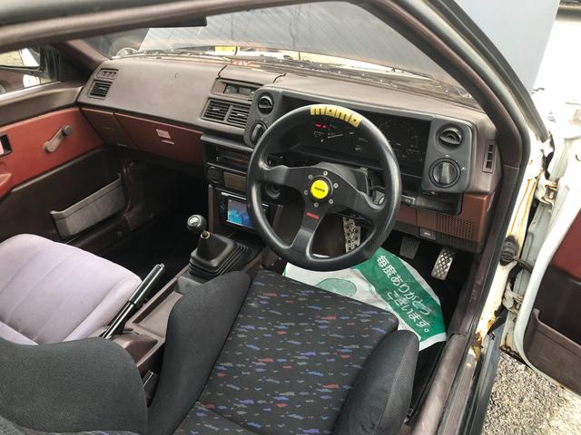 カローラレビン GT APEX ブリッツ車高調新品 14インチアルミ エキマニ フジツボデュアルマフラー レカロセミバケシート(17枚目)