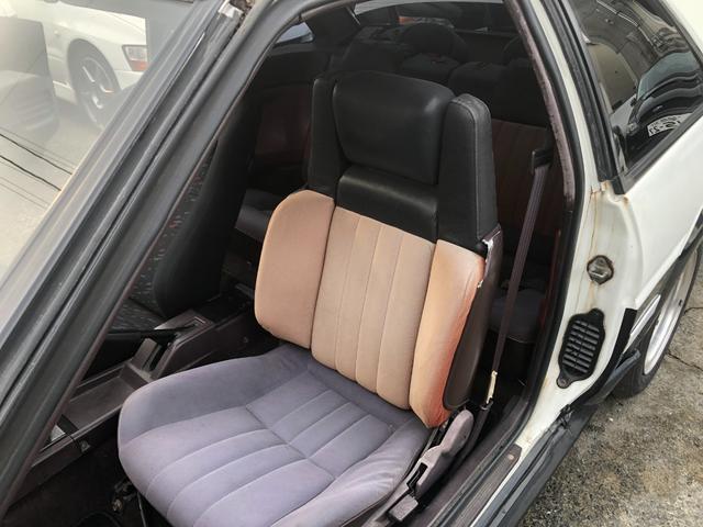 カローラレビン GT APEX ブリッツ車高調新品 14インチアルミ エキマニ フジツボデュアルマフラー レカロセミバケシート(25枚目)