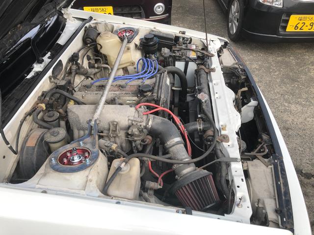 カローラレビン ＧＴ　ＡＰＥＸ　ブリッツ車高調新品　ハイカム　エキマニ　アペックスマフラー　電動ファン　エアコン　パワステ　レカロシート　Ｂｌｕｅｔｏｏｔｈ　ＥＴＣ　外装塗装済（9枚目）