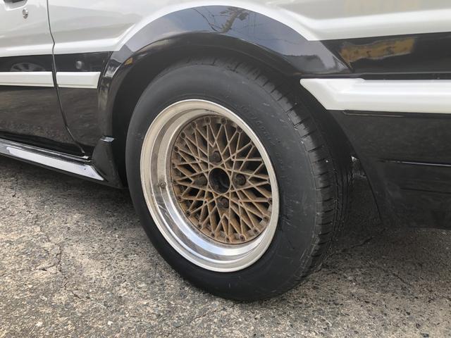 カローラレビン ＧＴ　ＡＰＥＸ　ブリッツ車高調新品　ハイカム　エキマニ　アペックスマフラー　電動ファン　エアコン　パワステ　レカロシート　Ｂｌｕｅｔｏｏｔｈ　ＥＴＣ　外装塗装済（14枚目）