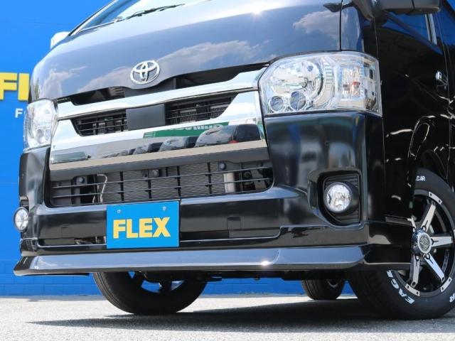 スーパーGL ダークプライムII FLEXベッドキットPKGFLEX ベッドキット Type2 FLEX DelfinoLineフロントリップスポイラー ROOK KELLY MX-III 17インチAWグッドイヤーナスカータイヤ(8枚目)