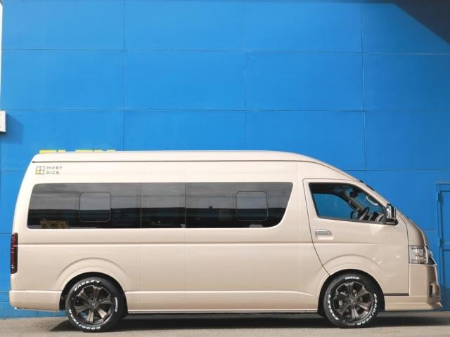 トヨタ ハイエースバン ｓロングワイドｄｘ キャンパー特装車 ｍｏｂｙｄｉｃｋ ｓｈ ０１ ８ナンバー キャンピングカー ベージュメタリック 639 8万円 令和4年 22年 福岡県 中古車 価格 Com