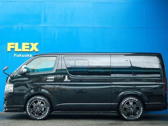 スーパーGL ダークプライムII FLEX デルフィーノラインフロントリップ FLEX アルティメットLEDテールランプ FLEX ワイルドディープス17インチ 1.5インチローダウン カロッツェリア楽ナビSDフルセグナビ(5枚目)