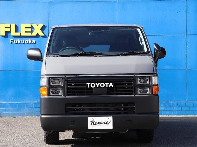 ハイエースバン ロングスーパーＧＬ　Ｒｅｎｏｃａリノカ　角目　ＦＬＥＸカスタム　全塗装　ＬＥＤライト　クラシック　アンティーク　新品シートカバー・タイヤ＆ホイール・フェイスチェンジ・オーバーフェンダー　各所マットブラック　小窓付　５型（20枚目）