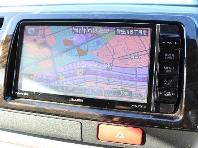 レジアスエースバン スーパーGL ダークプライム ディーゼルターボ ギブソンエアロ バッドフェイスボンネット マットブラック塗装 CRSホイール オーバーフェンダー ヴァレンティドアミラーウインカー LEDテールランプ シートカバー 7インチナビ(17枚目)