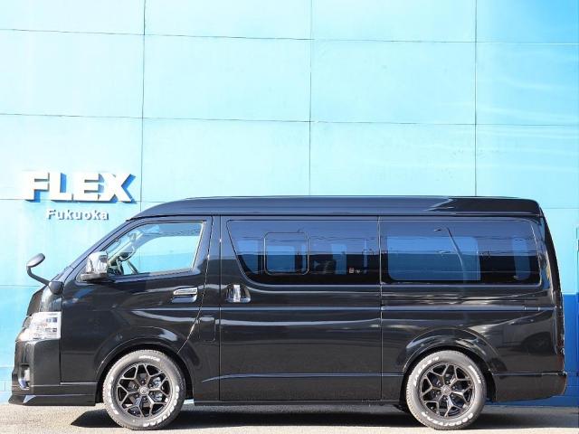 ハイエースバン スーパーＧＬ　ダークプライムＩＩ　ＡＬＰＩＮＥ１１型ナビ搭載　１．５インチローダウン　スタイリングＨＥＸ　１７インチＡＷ　ベッドキットｔｙｐｅ２　ＥＴＣ　デジタルインナーミラー　ＩＣＳ完備　プレステージテール　ＴＳＳＰ搭載（6枚目）