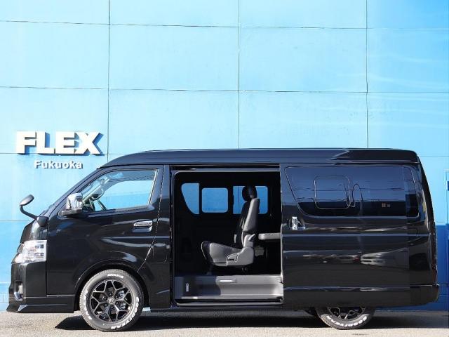 ハイエースバン スーパーＧＬ　ダークプライムＩＩ　ＡＬＰＩＮＥ１１型ナビ搭載　１．５インチローダウン　スタイリングＨＥＸ　１７インチＡＷ　ベッドキットｔｙｐｅ２　ＥＴＣ　デジタルインナーミラー　ＩＣＳ完備　プレステージテール　ＴＳＳＰ搭載（7枚目）