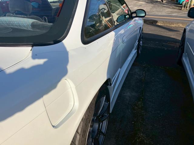 シルビア K’s 純正5速MT ターボ エアロ 純正パールオールペン ワンオフマフラー 車高調 momoステアリング BRIDEバケットシート エアクリ APEXi FCコマンダー ターボタイマー SSR17インチAW(19枚目)