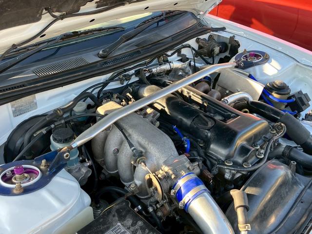 シルビア K’s 純正5速MT ターボ エアロ 純正パールオールペン ワンオフマフラー 車高調 momoステアリング BRIDEバケットシート エアクリ APEXi FCコマンダー ターボタイマー SSR17インチAW(30枚目)