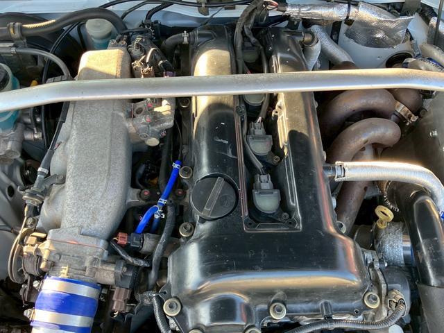 シルビア K’s 純正5速MT ターボ エアロ 純正パールオールペン ワンオフマフラー 車高調 momoステアリング BRIDEバケットシート エアクリ APEXi FCコマンダー ターボタイマー SSR17インチAW(33枚目)