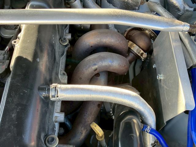 シルビア K’s 純正5速MT ターボ エアロ 純正パールオールペン ワンオフマフラー 車高調 momoステアリング BRIDEバケットシート エアクリ APEXi FCコマンダー ターボタイマー SSR17インチAW(34枚目)